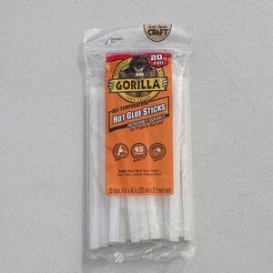 White Hot Glue Sticks - 20 Pack